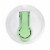 reCAP® Mason Jars Lid POUR cap | Wide Mouth | Natural/GlowGreen | Set of 3 Perspective: left