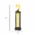Stanley® 24 Chip Style LED Work Light with 2-Way USB Charging & Output - Black/Yellow Perspective: left
