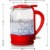 Ovente Electric Kettle with ProntoFill Technology, Red 1.5L Perspective: left
