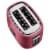 Sencor 2-Slot Toaster with Digital Button and Rack - Red Perspective: left