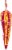 Popcornopolis® Cheddar Cheese Popcorn Cone Perspective: left