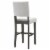 10087-BBHG Wood Upholstered Back Bar Stool Set in Blackbean/Heather Gray Perspective: left