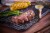 Victoria Cast Iron Rectangular Reversible Griddle Perspective: left