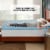 Dream Serenity EcoWave 4 Memory Foam Mattress Topper Twin XL Perspective: left