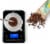 Ozeri Touch III 22 lbs (10 kg) Digital Kitchen Scale with Calorie Counter, in Tempered Glass Perspective: left