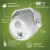 Mr Beams LED Motion-Activated Spotlight - White Perspective: left