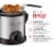Chefman Fry Guy Deep Fryer - Silver/Black Perspective: left