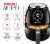 Chefman Flat Basket Air Fryer - Black Perspective: left