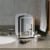 Chefman Portable LED Mirrored Mini Fridge - White Perspective: left