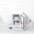 Chefman Portable LED Mirrored Mini Fridge - White Perspective: left
