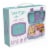 Bentgo Kids Durable & Leak Proof Mermaid Scales Children's Lunch Box - Aqua Perspective: left