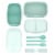 Bentgo® Classic On-The-Go Food Container - Coastal Aqua Perspective: left