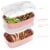 Bentgo Classic On-The-Go Food Container - Blush Marble Perspective: left