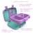 Bentgo Mermaid Kids Lunch Box Perspective: left