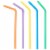 300ct Flexible Plastic Bendy Drinking Straws, Multiple Colors Perspective: left