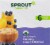 Sprout Organic® Stage 2 Blueberry Banana Oatmeal Baby Food Perspective: left