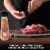 Himalayan Chef Pink Salt with Roasted Onion & Red Crushed Pepper, Tall Glass Grinder, 12.5 Oz Perspective: left