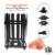 Himalayan Glow Picket Fence Style Metal Basket Salt Lamp, ETL Certified Dimmer | 6-7 lbs Perspective: left