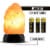 Himalayan Glow Salt Silhoutte Lamp - Heart Perspective: left