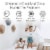 Crane Drop Cool Mist Humidifier - Clear/White Perspective: left
