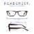 Readerest Blue Light Blocking Reading Glasses, Bourbon Tortoise, 0.50 Magnification Perspective: left