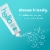 hello Antiplaque and Whitening Fluoride Free Toothpaste in Natural Peppermint Perspective: left