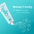 hello Antiplaque and Whitening Fluoride Free Toothpaste in Natural Peppermint Perspective: left
