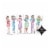 Fashion Plates Classic Styles Mix & Match Fashion Drawing Set Perspective: left