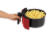 GoWISE USA 5.0-Quart 1500-Watt Digital Air Fryer, (Red) Perspective: left