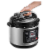 GoWISE USA 6-Quart 12-in-1 Multi-Use Programmable Pressure Cooker, Stainless Steel Perspective: left