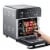 GoWISE USA 14.7-Quart Air Fryer Grill & Oven (Stainless Steel/Black), Ultimate Perspective: left