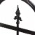 Sunnydaze Log Rack 2' Black Steel Indoor Outdoor Decorative Firewood Holder Perspective: left