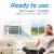 BLACK+DECKER® 6000 BTU Window Air Conditioner with Remote Perspective: left