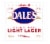 Dale's American Light Lager Beer Cans Perspective: left