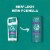 Tom’s of Maine Wild Lavender Natural Deodorant Aluminum Free Clear Application Perspective: left