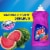 Ajax Ultra Liquid Dish Soap with Fabuloso Watermelon Scent Perspective: left
