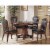 5 Piece 48  Round Dining and Poker Table Set | Reversible Game Top | Caster Chairs Perspective: left