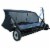 Yard Tuff 42  Quick Assembly Tow Style Lawn Sweeper for Debris, Leaves, & More Perspective: left