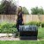 Good Ideas Compost Wizard Jr Outdoor Garden Compost Bin Container, Black Perspective: left