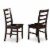 6 Pc Dining set with bench set-Dining Table and 4 Dining Chairs and Bench Perspective: left