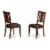 MLDU7-MAH-LC 7 Pc Kitchen nook Dining set-Kitchen Table and 6 Dining Chairs Perspective: left