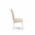 East West Furniture Barry 42  Wood Dining Chairs in White/Cream (Set of 2) Perspective: left
