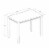 East West Furniture Yarmouth Rectangular Wood Dining Table in Natural Perspective: left