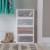 Sterilite 16 Qt Single Box Modular Stacking Storage Drawer Container (24 Pack) Perspective: left