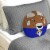 Classic Impressions LA Rams Mascot Pillow Perspective: left