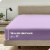 Bare Home Full Ultra-Soft Double Brushed Fitted Sheet - Lavender Perspective: left