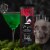 House of Velas Halloween Jar Candle Black Magic Martini Perspective: left