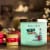House of Velas Christmas Jar Candle Jolly Holiday Perspective: left