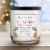 House of Velas Christmas Metallic Jar Candle Holiday Spice Perspective: left