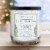 House of Velas Christmas Metallic Jar Candle Mistletoe Perspective: left